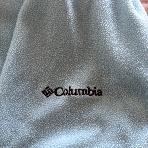 Columbia Sky Blue Light Weight Fleece Pullover 1X - Picture 14 of 14